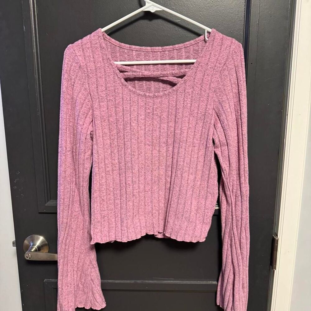 Unbranded Women's Pink and Purple Top